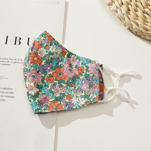 100% Cotton Washable Mask with Filter Pocket